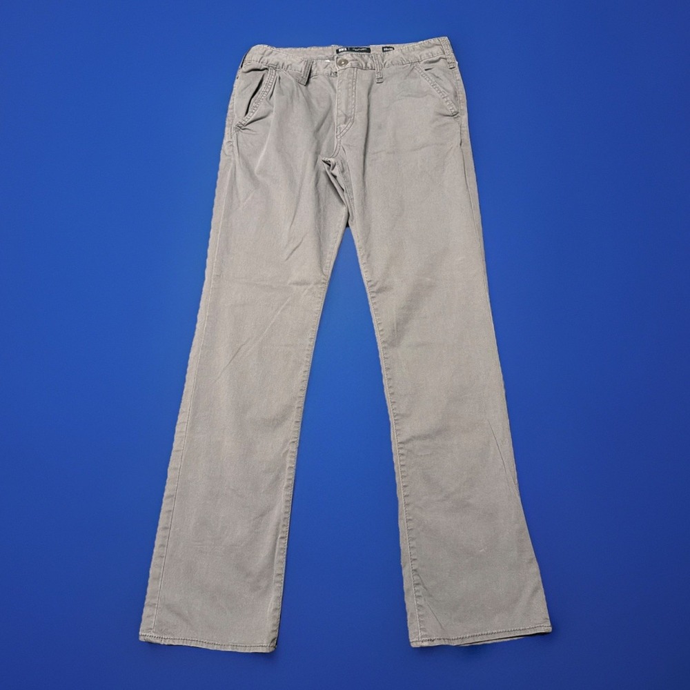 BKE Buckle Gray Jeans Mens 33x34 (Fits 33x32) Jake Straight Stretch